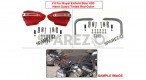 Fit For Royal Enfield Bear 650 Tinted Red Color Hand Guard Kit - SPAREZO
